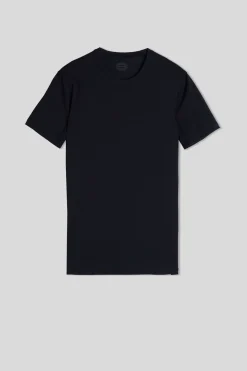 T-shirt z Okrągłym Dekoltem Bawełna Superior