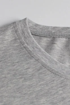 T-shirt z Okrągłym Dekoltem Bawełna Superior