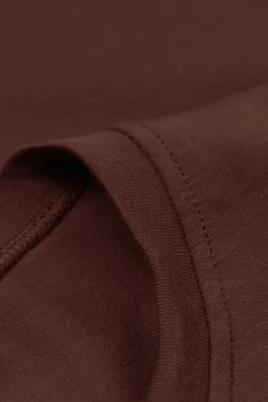 T-shirt z Okrągłym Dekoltem Bawełna Superior